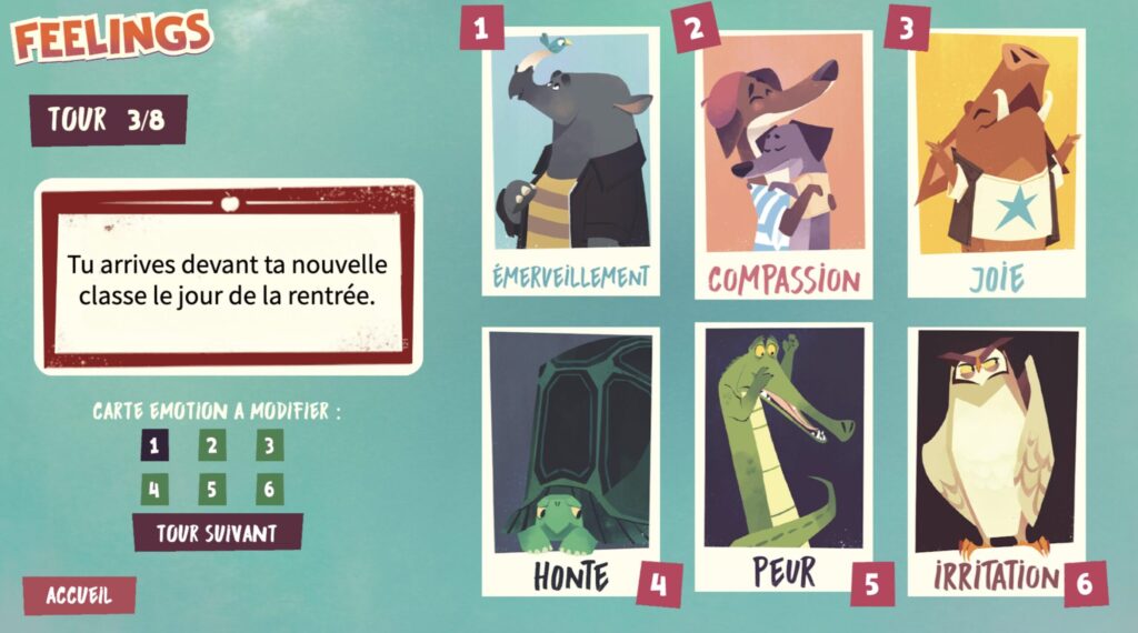Capture application Feelings Rentrée